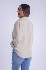 Blusa de vestir con botones