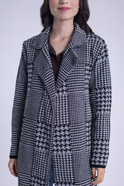 Sacos tipo cárdigan de cuadros