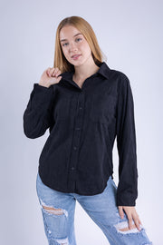 Camisola de pana manga larga