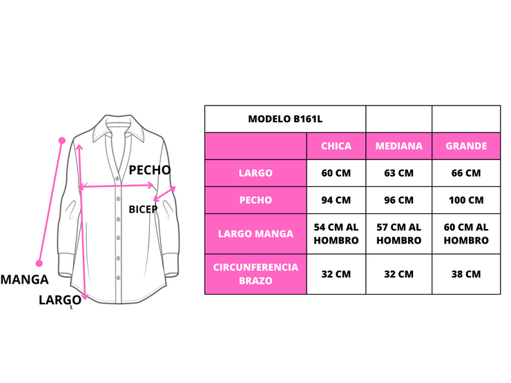 Blusa de manga larga