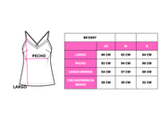 Blusa satinada de tirantes con escote