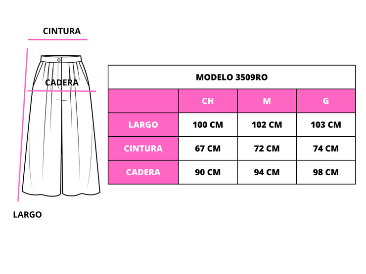 Pantalón acampanado de vestir