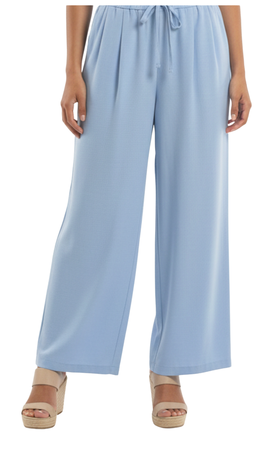 Pantalón azul de vestir con pinzas