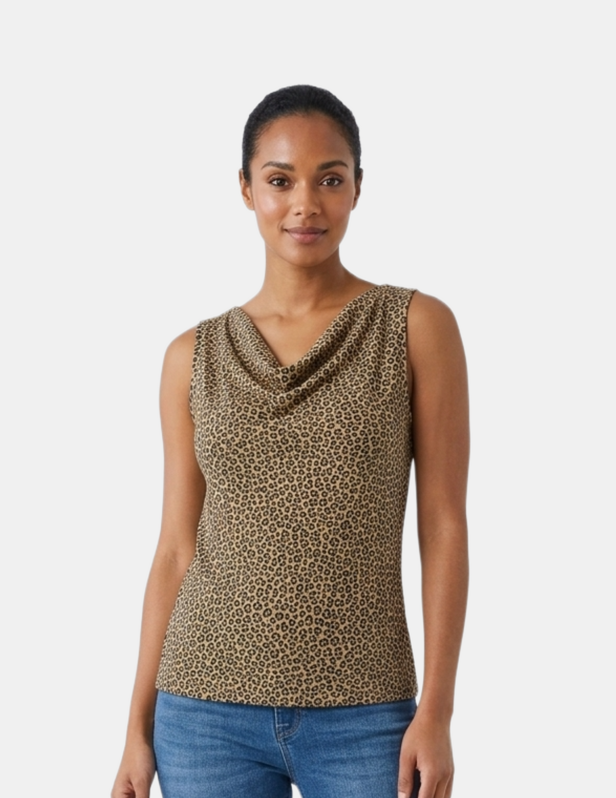 Tank top de animal print