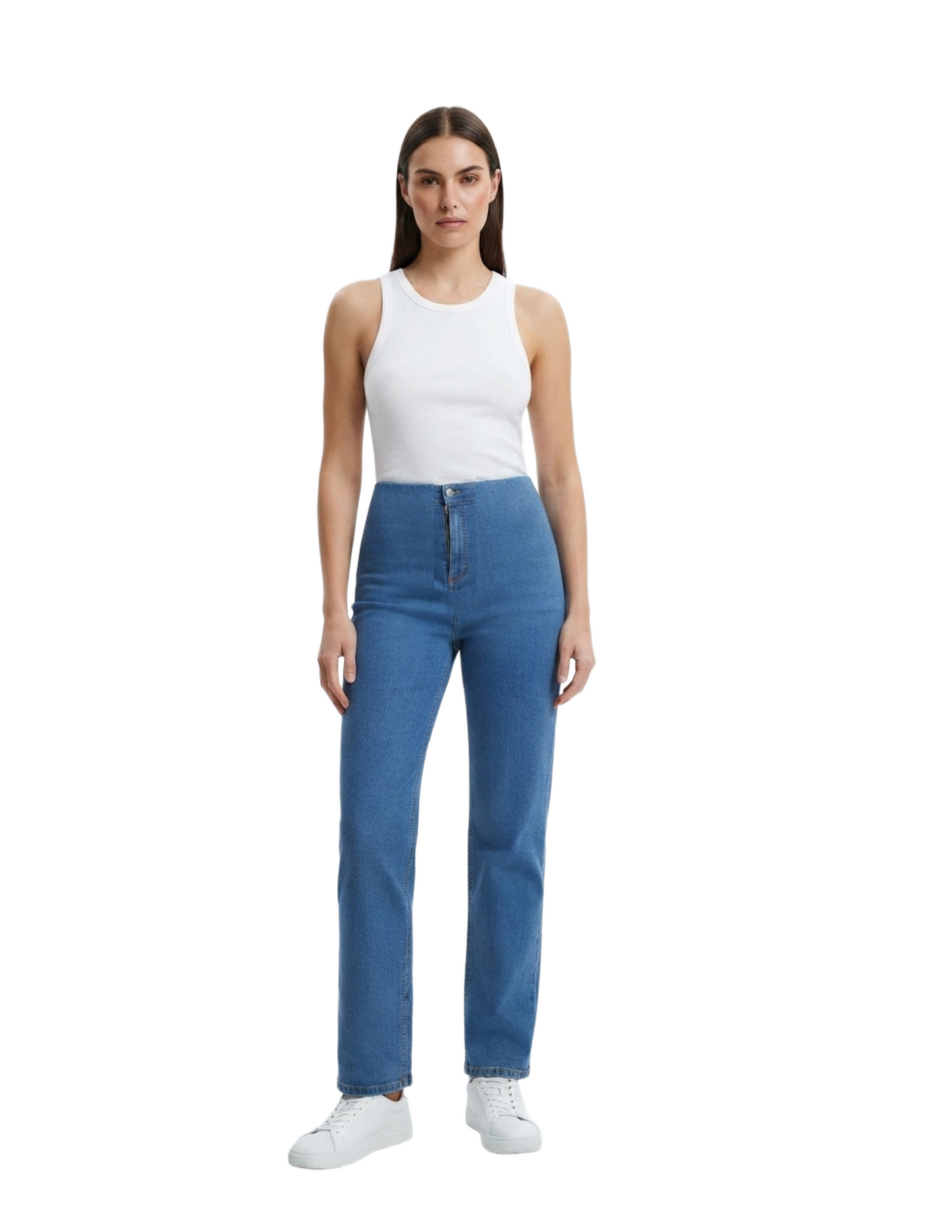 Pantalón de mezclilla corte recto
