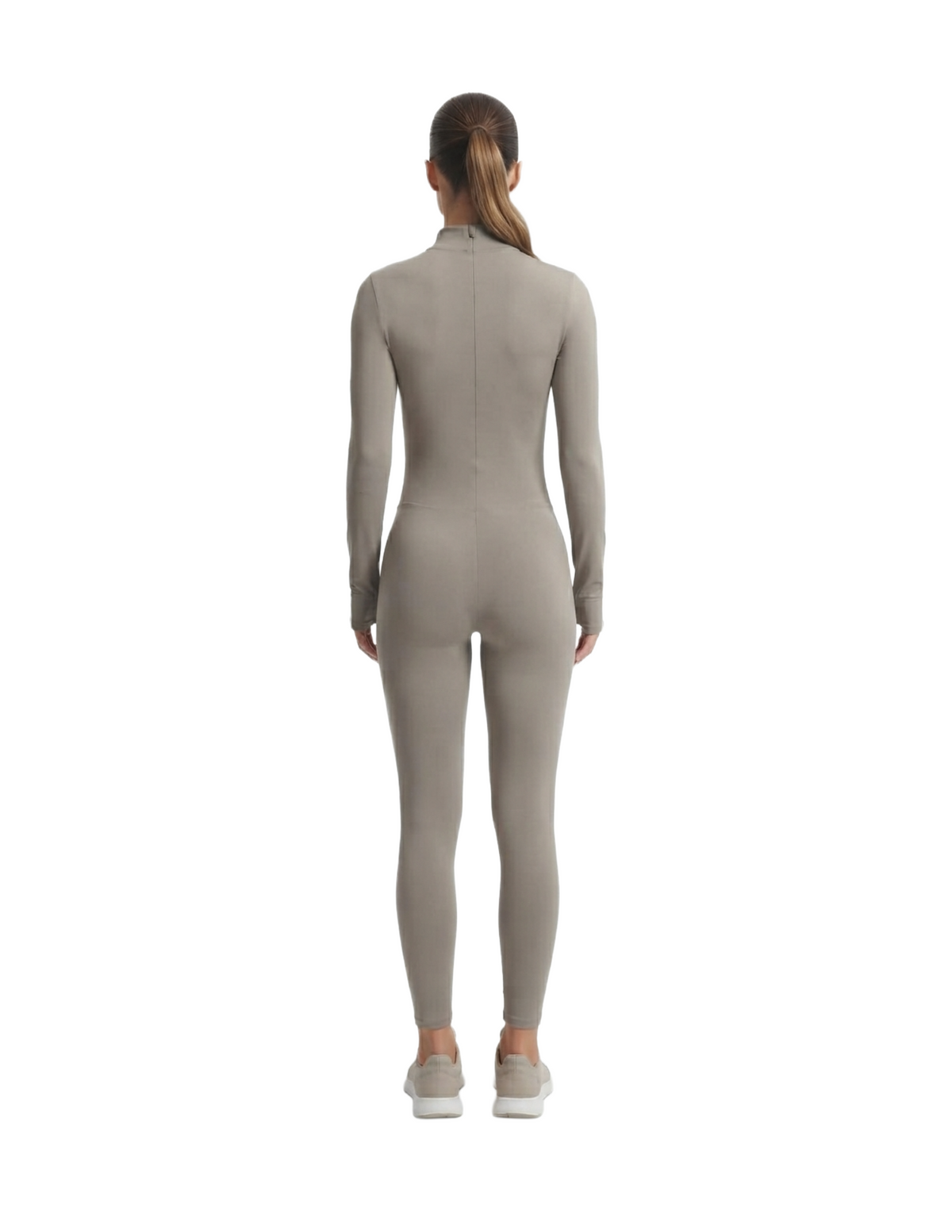 Jumper deportivo con medio ziper manga larga