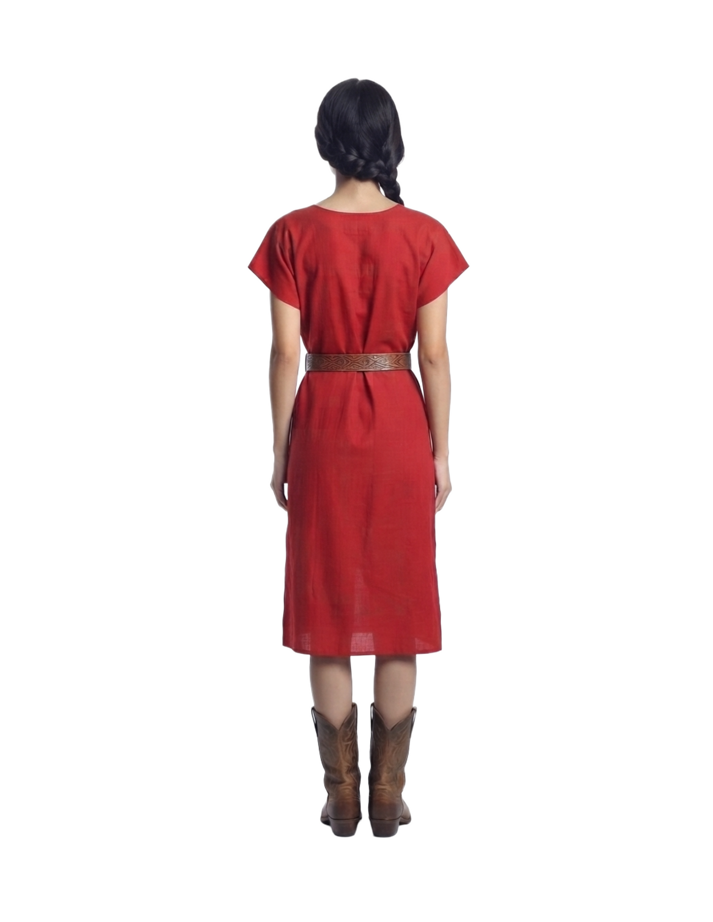 Vestido artesanal mexicano con bordado