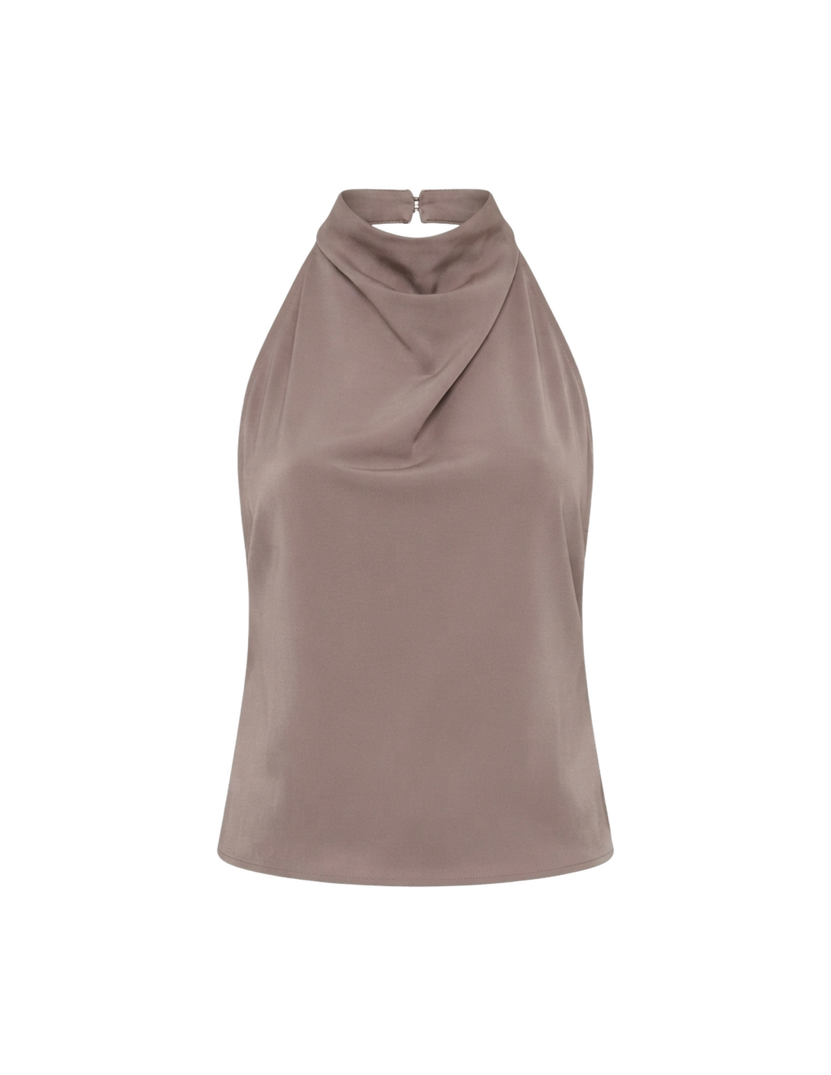 Blusa cafe estilo halter
