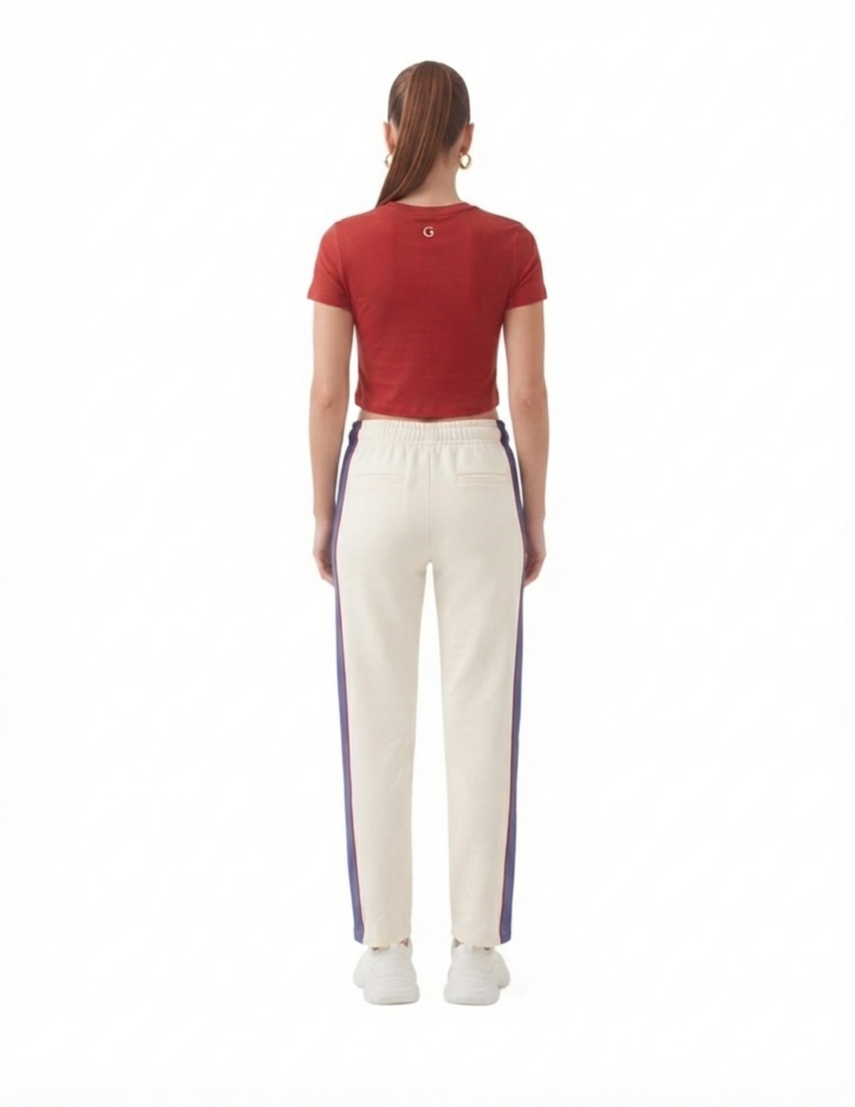 Pantalonera con franjas deportivas