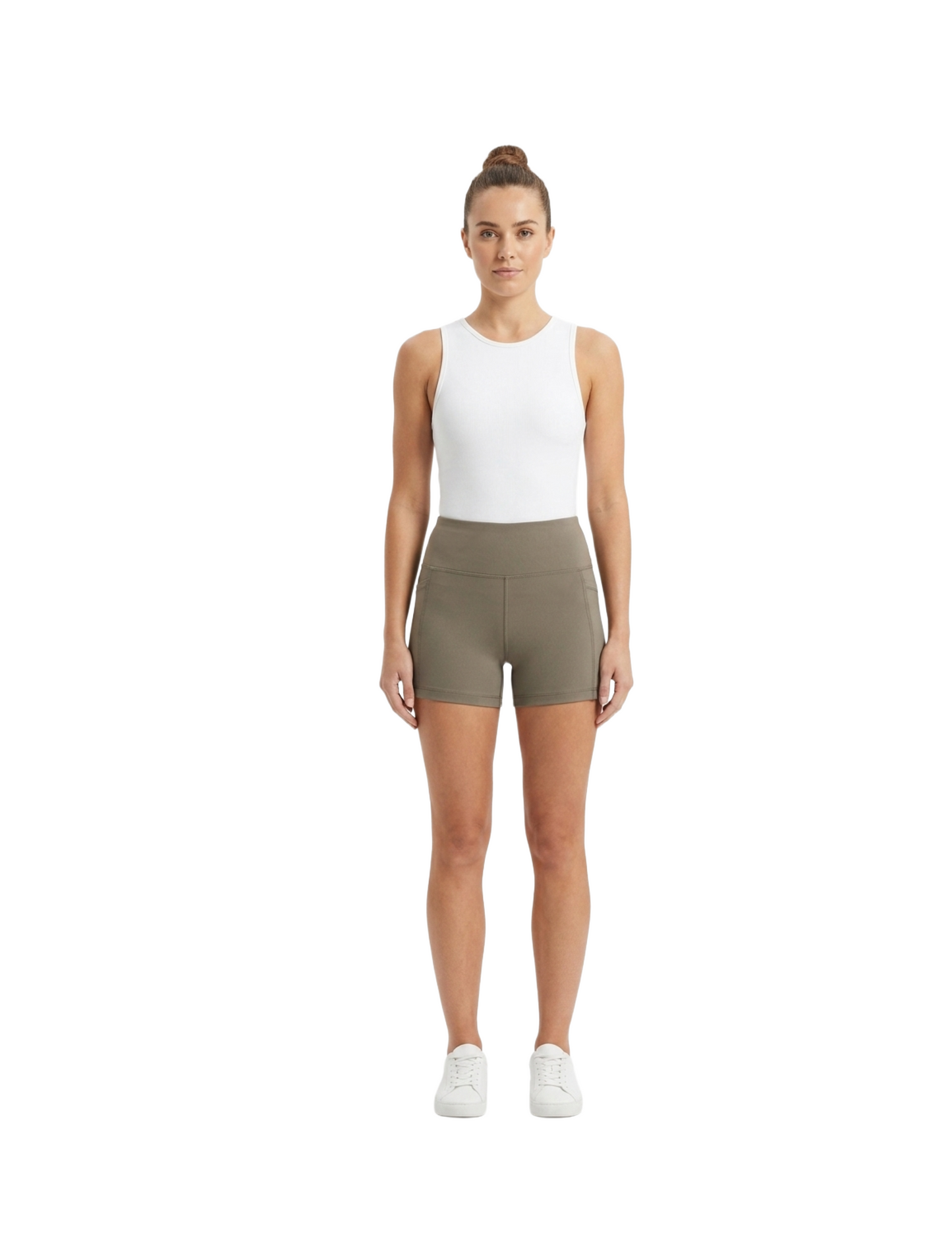 Short cafe sport con bolsas laterales