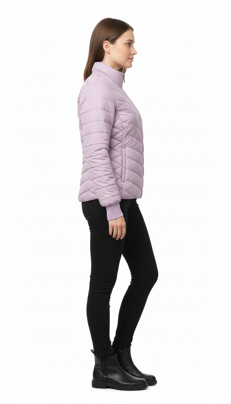 Chamarra capitoneada basica de invierno