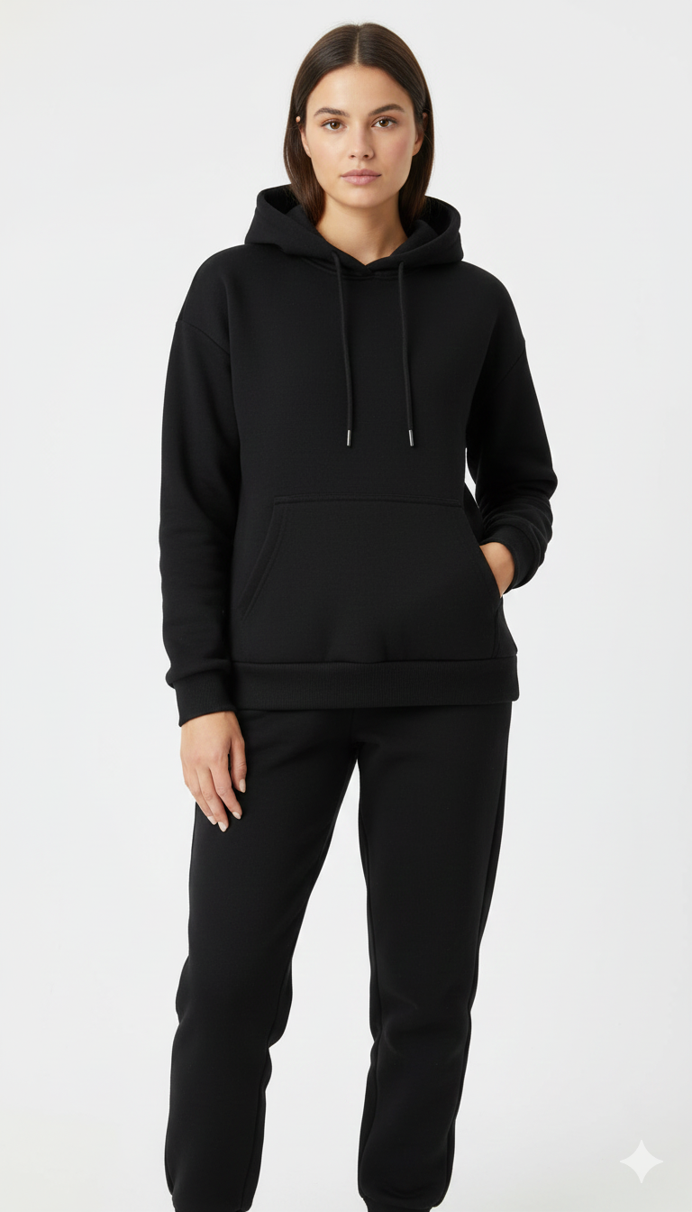 Conjunto negro deportivo calientito basico