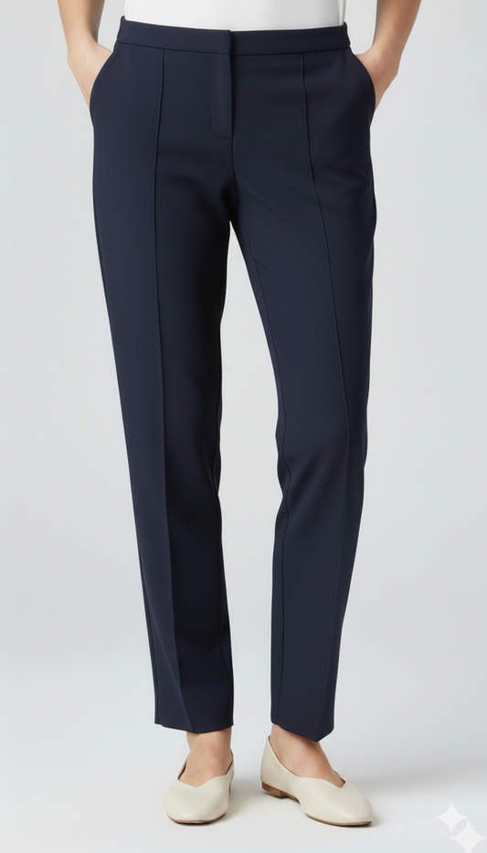 Pantalón azul con pinzas