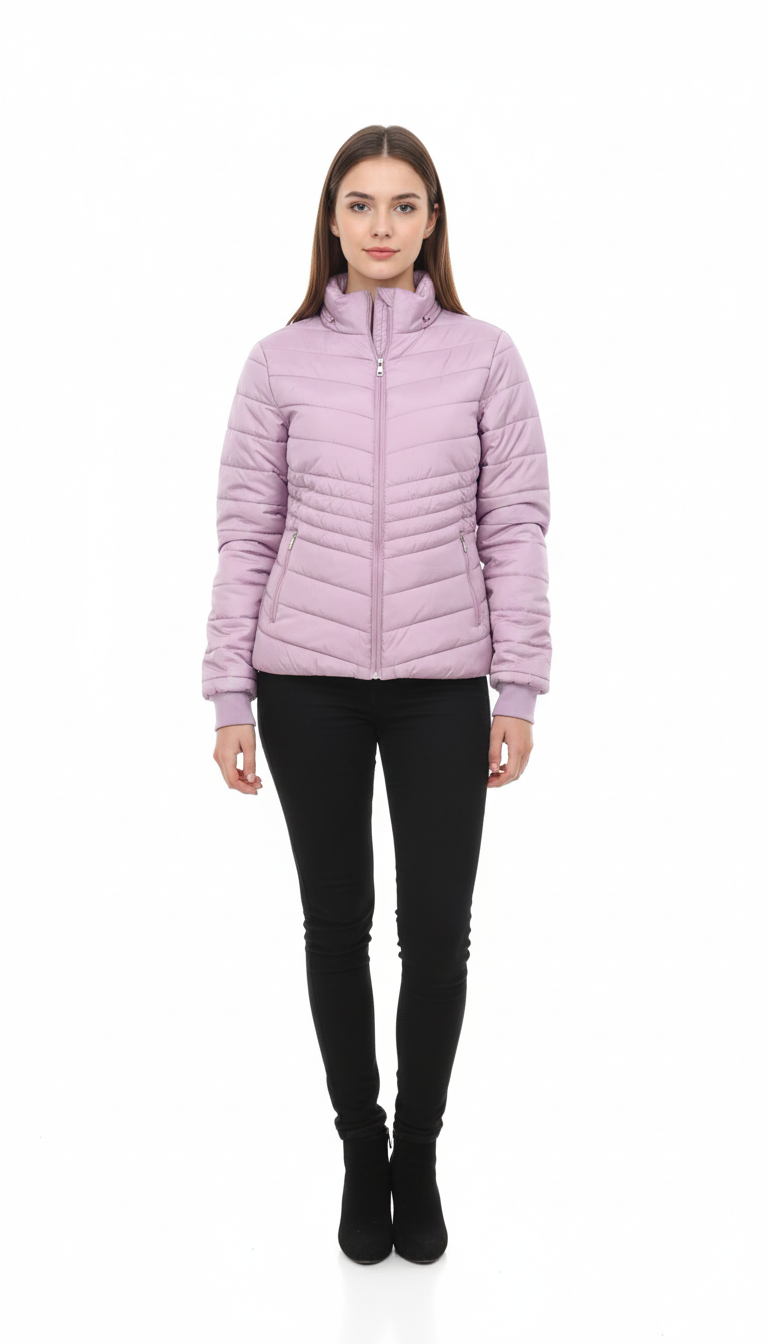 Chamarra capitoneada basica de invierno