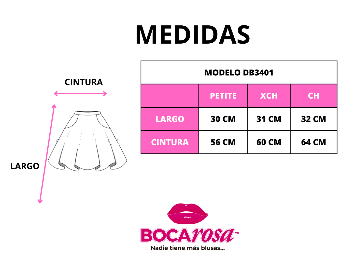Falda guinda tipo globo