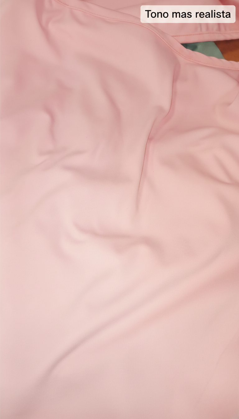 Blusa de tirantes rosa con espalda descubierta y detalle al hombro