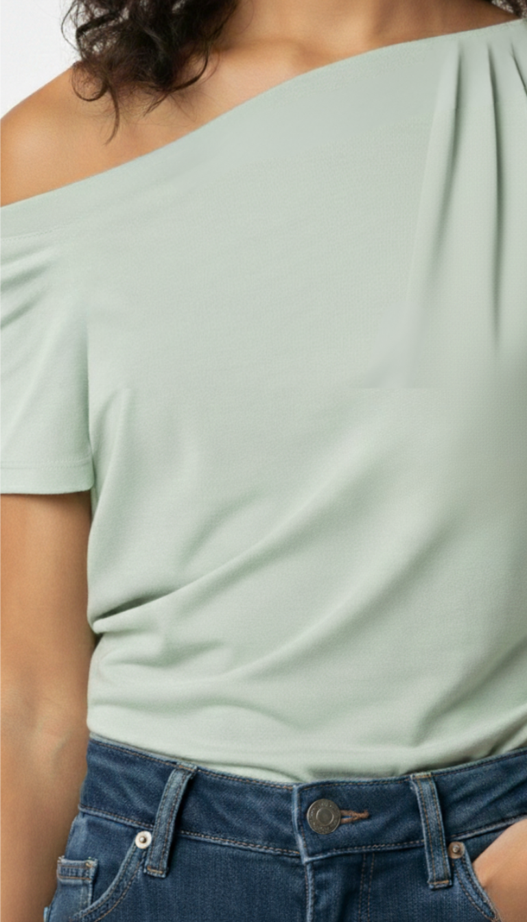 Blusa desigual tipo acqua