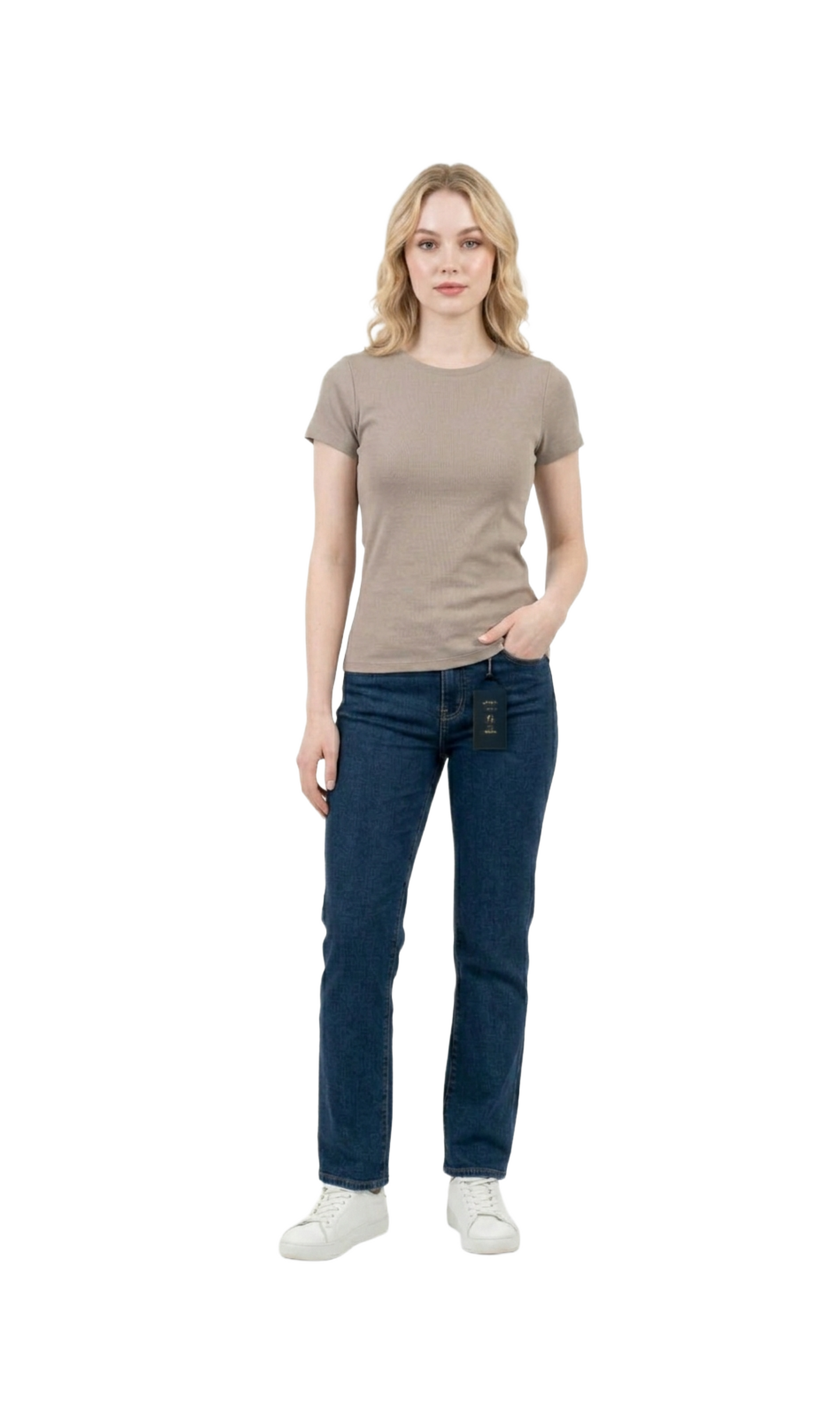 Blusa beige con detalle de espalda descubierta