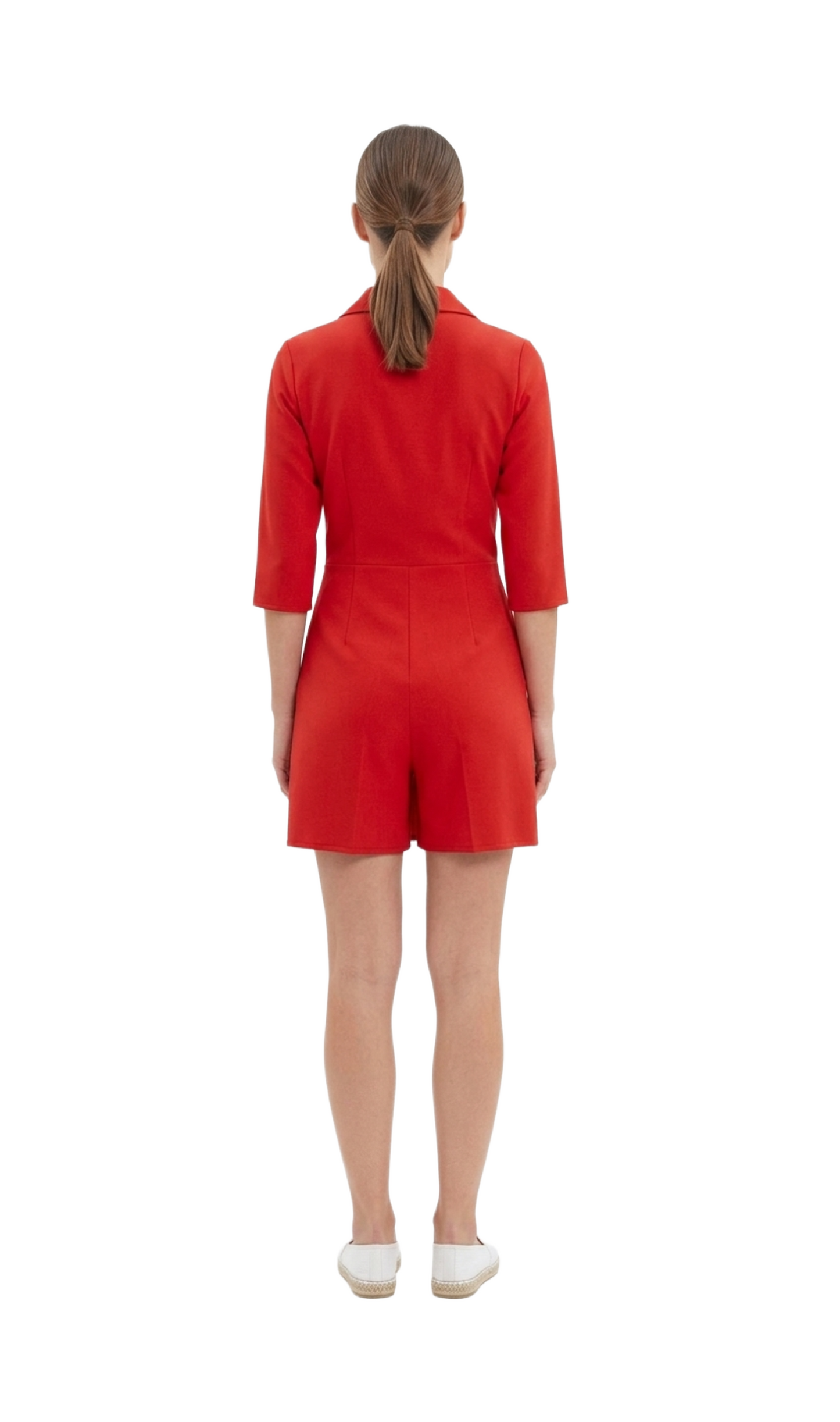 Romper rojo con amarre lateral