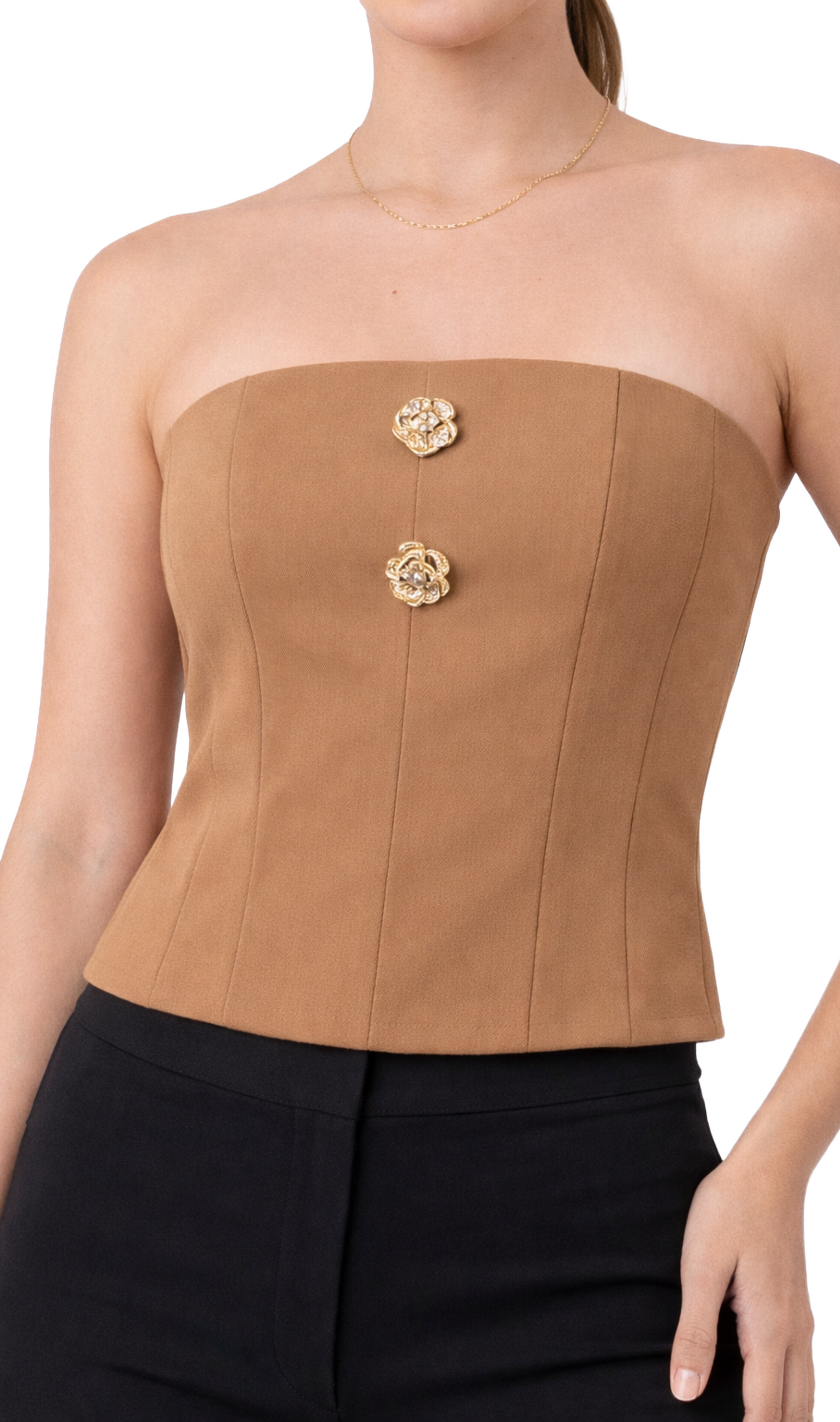 Top cafe seccionado con botones