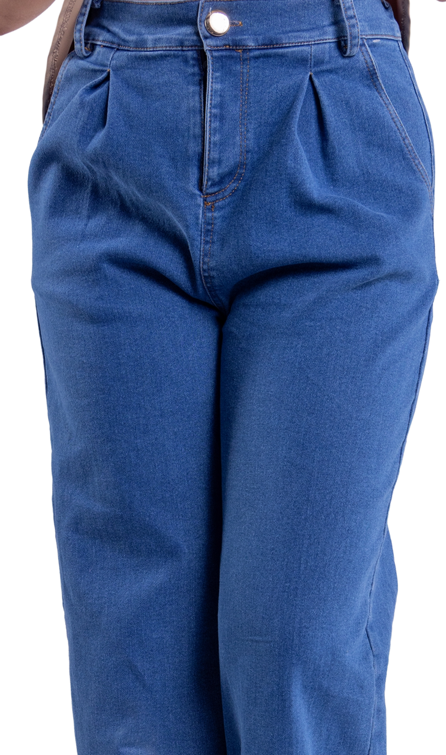 Pantalón de mezclilla corte amplio