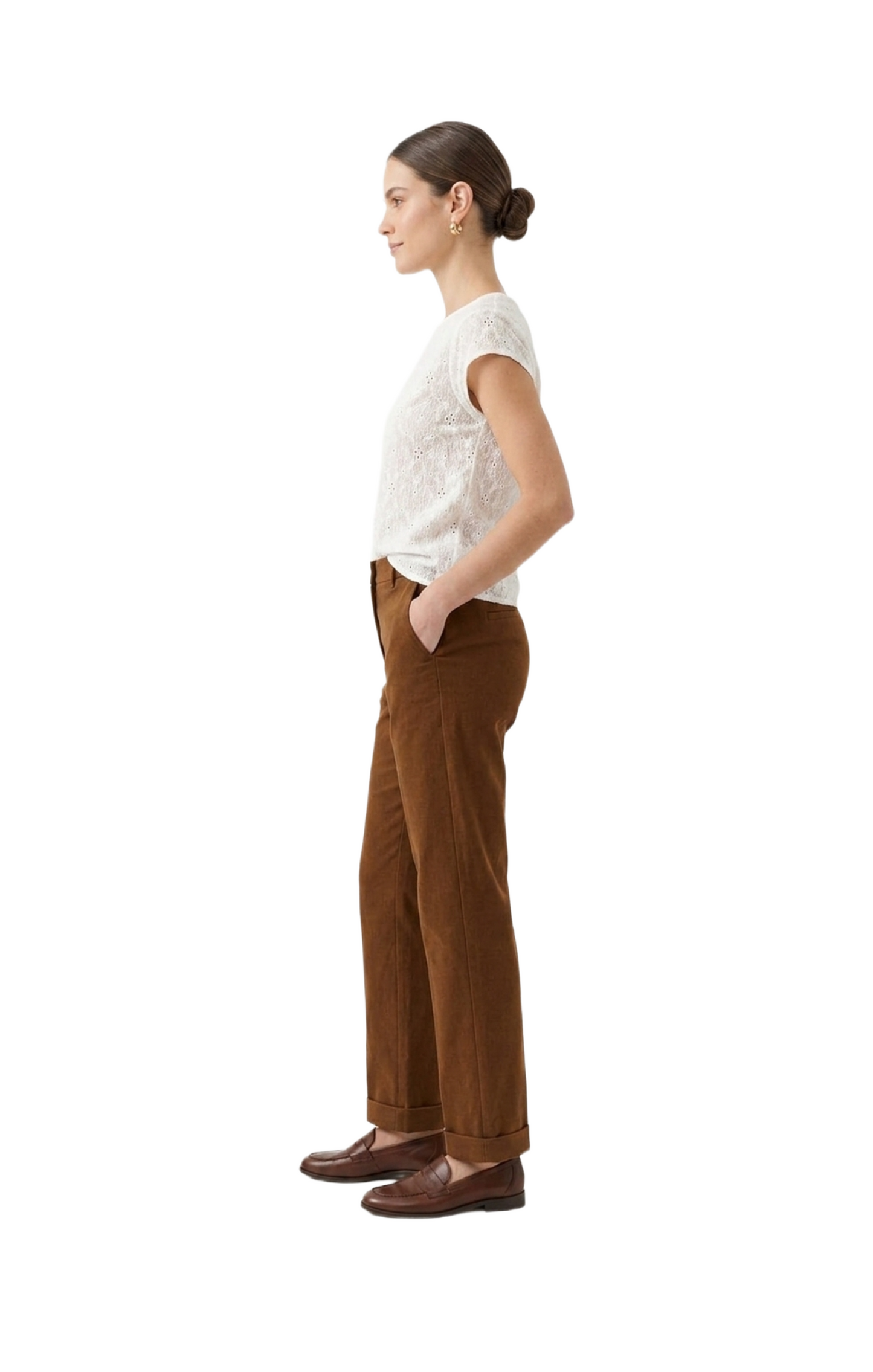 Blusa de manta perforada