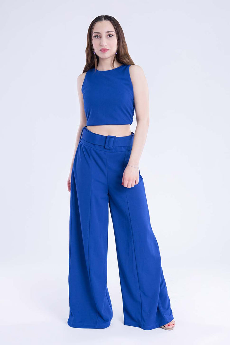 Conjunto de vestir de top y palazo